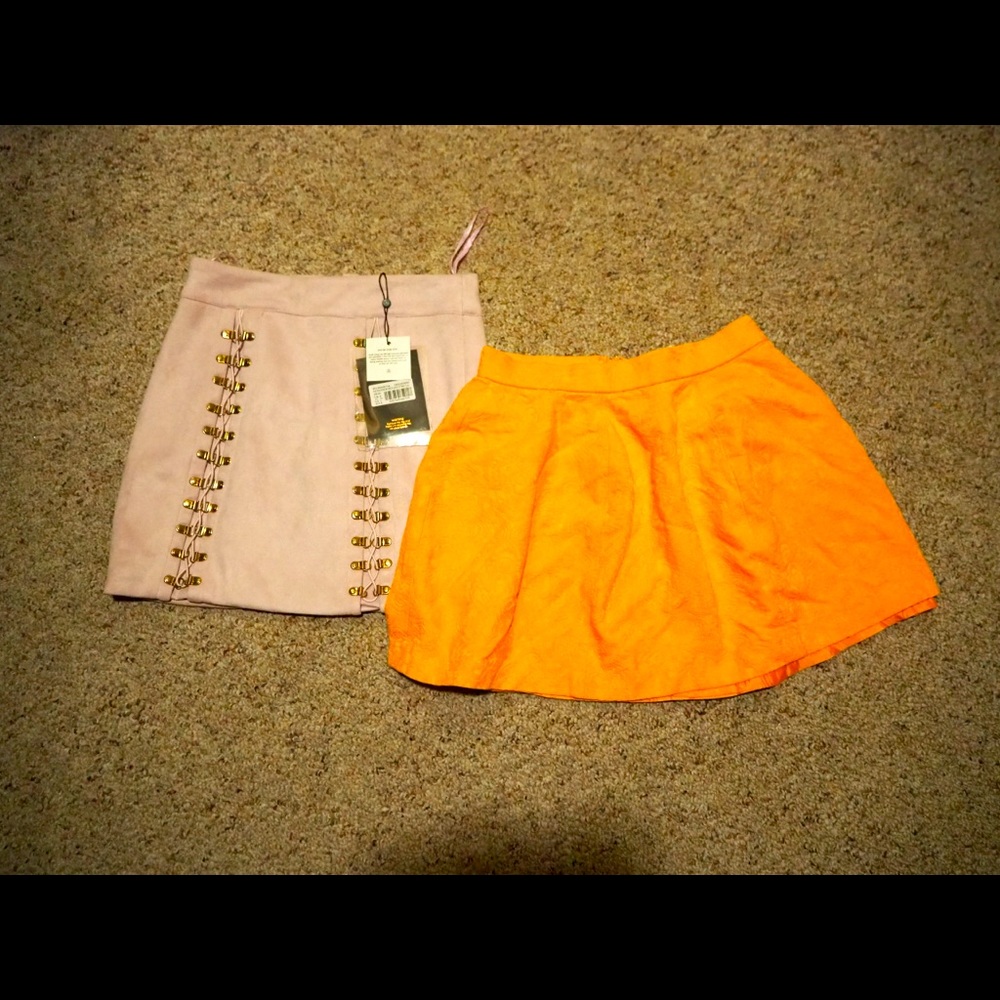 New misguided and urban outfitters skirt set
